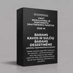 VMVT reikalavimų ir dokumentų skaitmeninis paketas barams, kavos ir sulčių barams bei desertinėms
