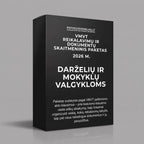 VMVT reikalavimų ir dokumentų skaitmeninis paketas darželių ir mokyklų valgykloms